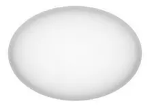 G.E.T - Roca Balance 14" x 10" White / Gray Matte Stackable Oval Platter (6 Per Case) - RO-2-1410-WM/GRM