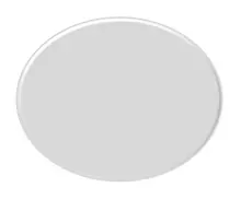 G.E.T - Roca Balance 20" x 16" White / Gray Matte Stackable Oval Platter (3 Per Case) - RO-2-2016-WM/GRM
