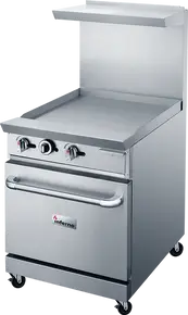 Inferno - 24" Natural Gas Range w/ 24" Griddle - IR24-24G