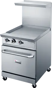 Inferno - 24" Liquid Propane Range w/ 24" Griddle - IR24-24G
