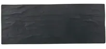 G.E.T - Granville 12.75" x 5" Black Faux Slate Melamine Display Board (6 Per Case) - SB-1350-BK