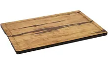 G.E.T - Granville 12" x 10" Faux Acacia Wood Melamine Display Board (6 Per Case) - SB-1409-ACW