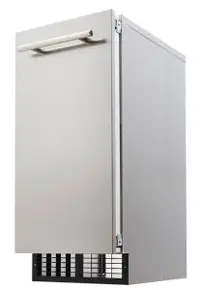 Icetro - 90 lb Undercounter Nugget Ice Machine w/ 24.3 lbs Storage & Drain Pump - IU-0090-ANP