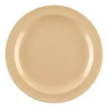 G.E.T - SuperMel 7.25" Tan Round Plate (2 Dozen Retail Packaging) - SP-DP-507-T