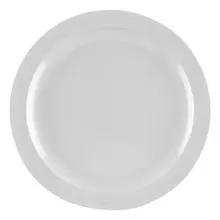 G.E.T - SuperMel 10.25" White Round Plate (2 Dozen Retail Packaging) - SP-DP-510-W
