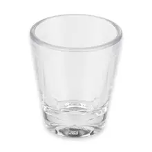 G.E.T - Specialty Drinkware 1.5 oz SAN Plastic Shot Glass (24 Per Case) - SW-1409-1-CL