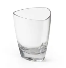 G.E.T - 3 oz Clear SAN Plastic Triangle Dessert Cup (24 Per Case) - SW-1434-CL
