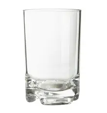 G.E.T - Roc N' Roll 12 oz Clear SAN Plastic Rocks Glass (24 Per Case) - SW-1424-1-SAN-CL