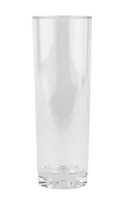 G.E.T - Roc N' Roll 12 oz Clear SAN Plastic Beverage Glass (24 Per Case) - SW-1444-1-CL