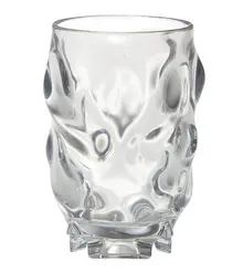 G.E.T - L7 16 oz Clear SAN Plastic Beverage Glass (24 Per Case) - SW-1442-1-CL