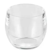 G.E.T - 8 oz SAN Plastic Clear Stemless Wine Glass (24 Per Case) - SW-1460-CL