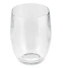 G.E.T - 12 oz Clear SAN Plastic Stemless Wine Glass (24 Per Case) - SW-1461-CL