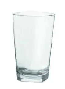 G.E.T - Cubed 12 oz Clear SAN Plastic Beverage Glass (24 Per Case) - SW-1471-CL