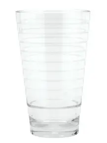 G.E.T - Cirq  10 oz Clear SAN Plastic Stackable Beverage Glass (24 Per Case) - SW-1714-CL