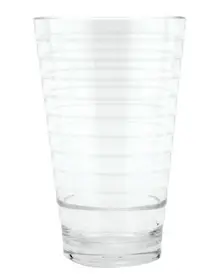 G.E.T - Cirq  16 oz Clear SAN Plastic Stackable Pint Glass (24 Per Case) - SW-1716-CL