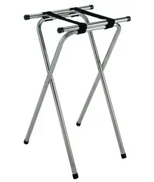 G.E.T - 32" Deluxe Chrome Tray Stand (6 Per Case) - TSC-102