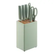 Zwilling - Now Pro 7 Piece Green Knife Block Set - 1032836