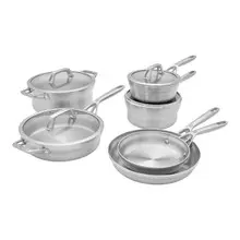Zwilling - Motion Stainless Steel 10 Piece Cookware Set - 1034190
