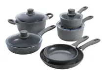 Zwilling - Parma Plus Ceramic 10 Piece Non-Stick Aluminum Cookware Set - 1033152