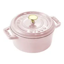 Staub - 0.25 L Sorbet Rose Round Cast Iron Mini Cocotte - 1032757