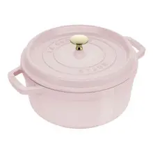 Staub - 3.7 L Sorbet Rose Round Cast Iron Cocotte - 1030217