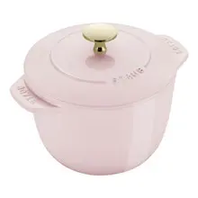 Staub - 1.75 L Sorbet Rose Round Cast Iron Rice Cocotte - 1030213