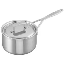 Demeyere - Industry 5 3 L Stainless Steel Round Sauce Pan W/ Lid - 1029683