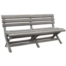 Grosfillex - Barn Grey Westport Bench - US449766