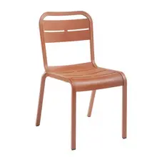 Grosfillex - Cannes Terra Cotta Sidechair (18 Pack) - UT110814