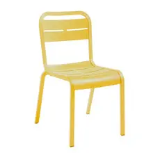 Grosfillex - Cannes Yellow Sidechair (4 Pack) - UT011737