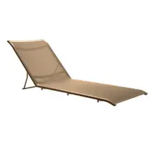 Grosfillex - Sunset Cognac Replacement Sling for Chaise Lounge (8 Pack) - US107599