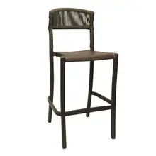 Grosfillex - Tahoe Espresso/Bronze Barstool (2 Pack) - UT872037