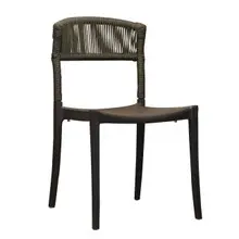 Grosfillex - Tahoe Espresso/Bronze Sidechair (4 Pack) - UT873037