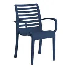Grosfillex - Astoria Navy Armchair (4 Pack) - UT954056
