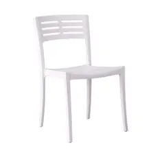 Grosfillex - Vogue Glacier White Sidechair (4 Pack) - US738096