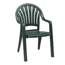 Grosfillex - Pacific Amazon Green Fanback Armchair (4 Pack) - US092078