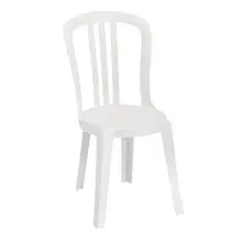Grosfillex - Miami White Bistro Sidechair (4 Pack) - US495004