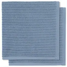 Now Designs - Ripple 13" Slate blue Dishcloths Set of 2