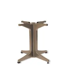 Grosfillex - Alpha French Taupe Resin Dining Height Large Table Base - US624181