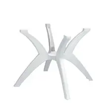 Grosfillex - Y-Leg White Resin Dining Height Pedestal Table Base - US850004