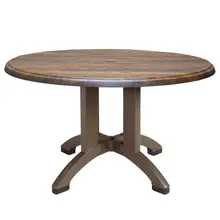 Grosfillex - Atlanta 42" Arizona/Bronze Round Dining Height Table - UT380816