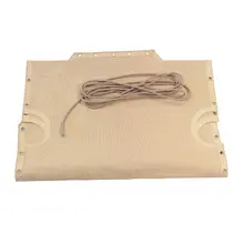 Grosfillex - Khaki Replacement Sling for Chaise Lounge (Set of 15) - US991003
