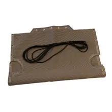 Grosfillex - Espresso Replacement Sling for Chaise Lounge (Set of 15) - US991037