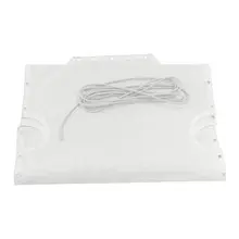 Grosfillex - White Replacement Sling for Chaise Lounge (Set of 15) - US991004