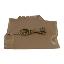 Grosfillex - Taupe Replacement Sling for Chaise Lounge (Set of 15) - US990181