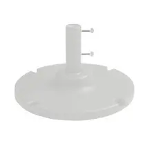 Grosfillex - 35 lb White Umbrella Base w/ 10" Stem - US600604