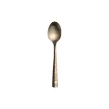 Folio - 7.8" Pirouette Champagne Gold Stainless Steel Soup / Dessert Spoon (12 Per Case) - 5760SX003