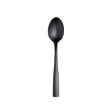 Folio - 6.5" Bryce Black Stainless Steel Teaspoon (12 Per Case) - 5762SX001