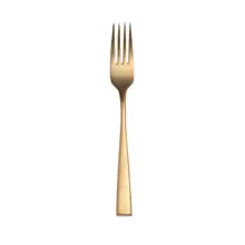 Folio - 8.1" Hartman Brushed Gold Stainless Steel Dinner Fork (12 Per Case) - 5765SX021