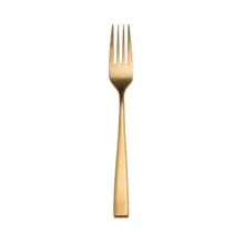 Folio - 6.75" Hartman Brushed Gold Stainless Steel Dessert / Salad Fork (12 Per Case) - 5765SX023